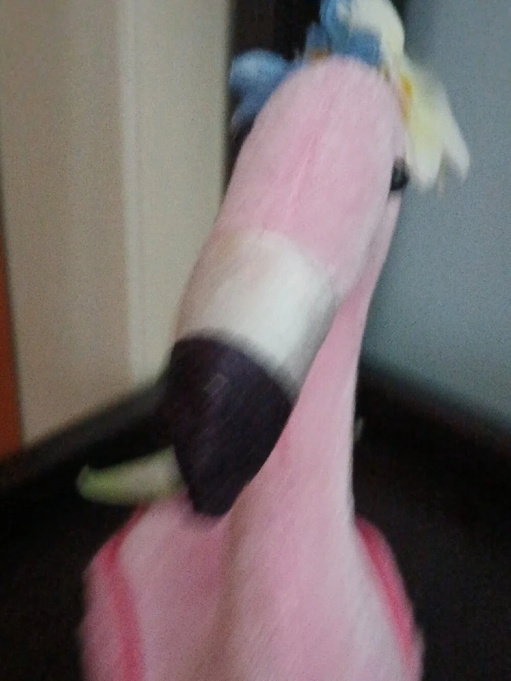 Pink Plush Flamingo Bird Toy - Soft Stuffed Pet Playfriend